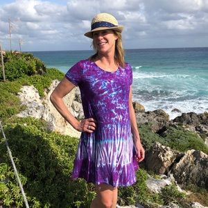 Tie-Dye T-Shirt Dress